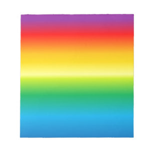 regenboogachtergrondkleur notitieblok
