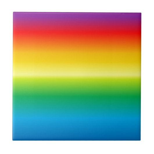 regenboogachtergrondkleur tegeltje (Voorkant)