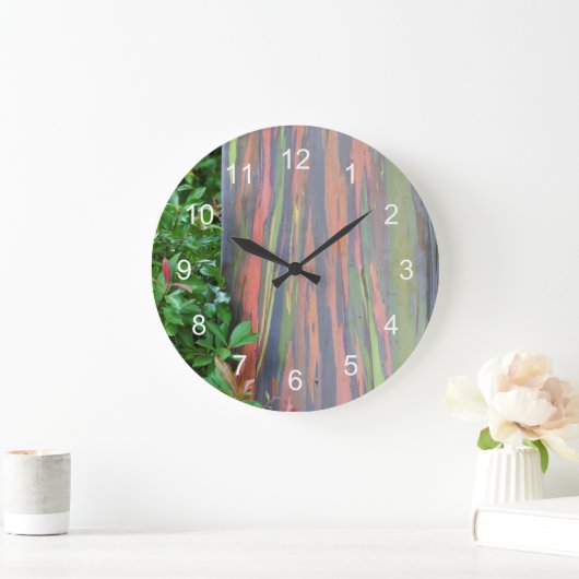 Regenboogachtige eucalyptusboom grote klok (Huis)