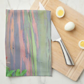 Regenboogachtige eucalyptusboom theedoek (Quarter Fold)