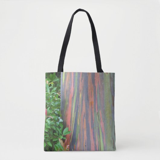 Regenboogachtige eucalyptusboom tote bag (Voorkant)