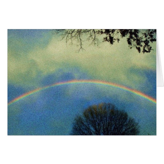 regenboogachtige Kaart voor suerat (Voorkant Horizontaal)