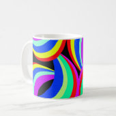 Regenboogafdrukken Koffiemok (Voorkant links)