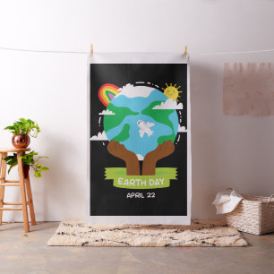 regenboogafrika Earth Day fabric Stof