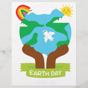 regenboogafrikaanse Dag van de Aarde