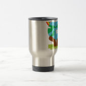 regenboogafrikaanse Dag van de Aarde Reisbeker (Center)