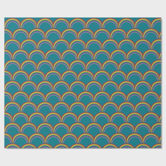 Regenboogafval Cadeaupapier (Vlak)