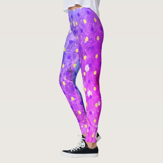 Regenboogalcohol-inkt Leggings (Links)