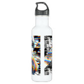 Regenboogasult Roestvrij stalen flesje Waterfles (Achterkant)