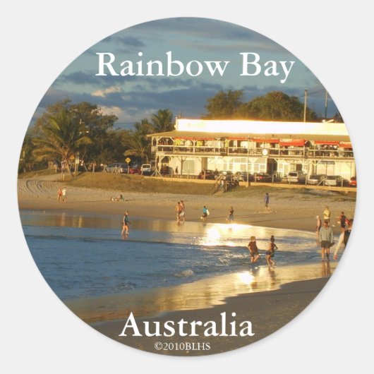 Regenboogbaai, sticker (Voorkant)
