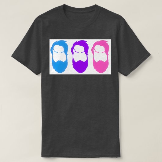 Regenboogbaard 1 t-shirt (Design voorkant)