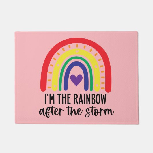RegenboogBaby Deurmat (Voorkant)