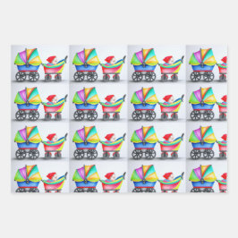 RegenboogBaby Inpakpapier Vel