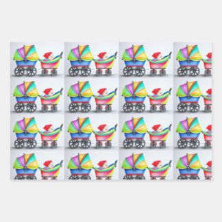 RegenboogBaby Inpakpapier Vel