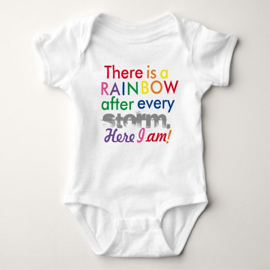 RegenboogBaby Romper (Voorkant)