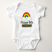 Regenboogbaby Romper (Voorkant)