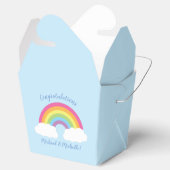 RegenboogBaby shower Bedankdoosjes (Geopend)