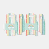 RegenboogBaby shower Bedankdoosjes (Uitgevouwen)