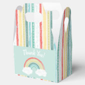 RegenboogBaby shower Bedankdoosjes (Geopend)
