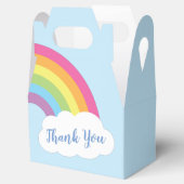 RegenboogBaby shower Bedankdoosjes (Geopend)