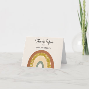  regenboogBaby shower Dank u Briefkaart