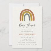 RegenboogBaby shower Kaart (Voorkant)