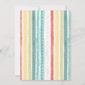 RegenboogBaby shower Kaart (Achterkant)