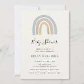 RegenboogBaby shower Kaart (Voorkant)