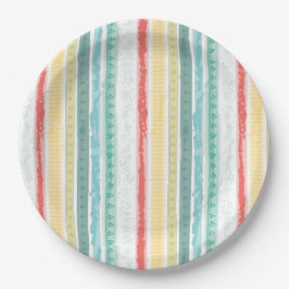 RegenboogBaby shower Papieren Bordje