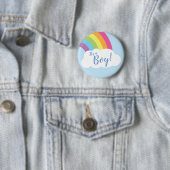 RegenboogBaby shower Ronde Button 5,7 Cm (In situ)