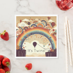 RegenboogBaby shower Servet