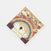 RegenboogBaby shower Servet (Hoek)