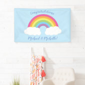 RegenboogBaby shower Spandoek (Insitu)