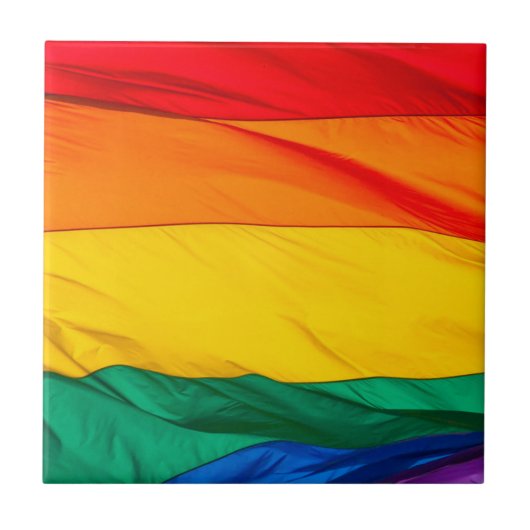 Regenboogbacksplash Tegeltje (Voorkant)