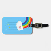 regenboogbaggerriem bagagelabel (Voorkant horizontaal)