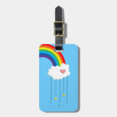 regenboogbaggerriem bagagelabel (Voorkant verticaal)