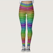 Regenboogbalken Leggings (Voorkant)