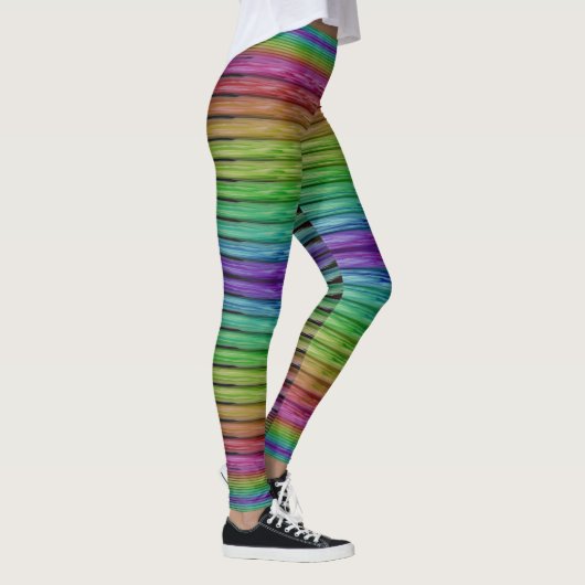 Regenboogbalken Leggings (Rechts)