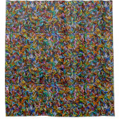 Regenboogbalkralen Douchegordijn (Voorkant)