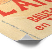  regenboogballet Folies Bergère Poster (Hoek)