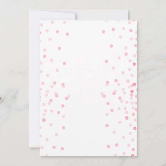 Regenboogballon 1e verjaardag Meisje Feestnummer Kaart (Achterkant)