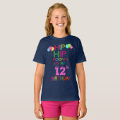 Regenboogballonnen Aangepast vogelfeest T-shirt (Voorkant volledig)