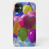 Regenboogballonnen in wolken Case-Mate iPhone case (Achterkant)
