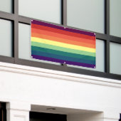 regenboogbanner spandoek (Buitenkant Gebouw)