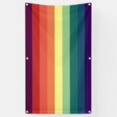 regenboogbanner spandoek (Verticaal)