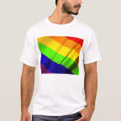 Regenboogbanner T-shirt (Voorkant)