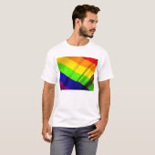 Regenboogbanner T-shirt (Voorkant volledig)