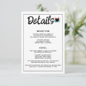 Regenboogbarst Informatiekaartje (Staand voorkant)