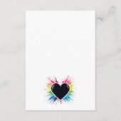 Regenboogbarst Informatiekaartje (Achterkant)