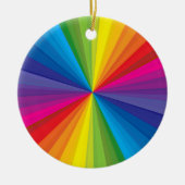 Regenboogbarst Keramisch Ornament (Voorkant)